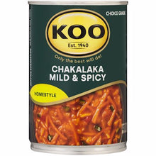 Load image into Gallery viewer, KOO Chakalaka Mild & Spicy 410g
