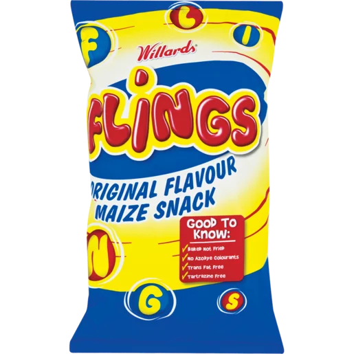 Willards Flings Original Maize Snack 150g