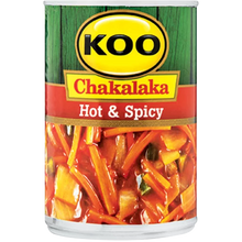 Load image into Gallery viewer, KOO Chakalaka Hot & Spicy 410g