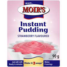 Moir's Instant Pudding Strawberry 90gr