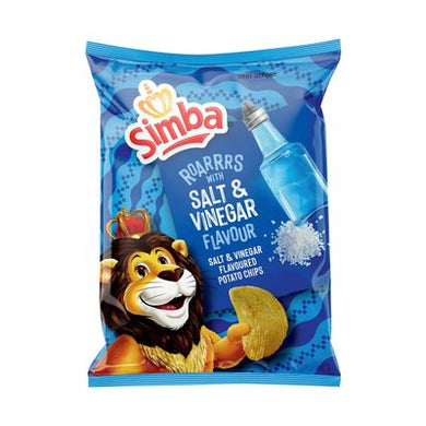 Simba Potato Chips Salt & Vinegar 120g (BB: 30/05/2024)