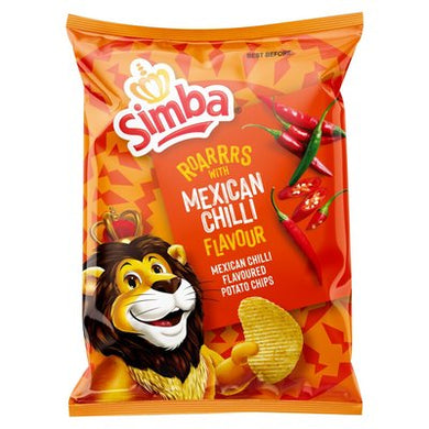Simba Mexican Chilli Chips 120g (BB: 28/05/2024)