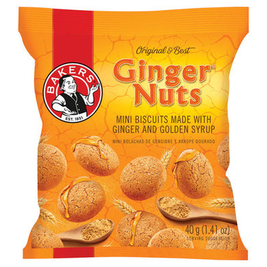 Bakers Mini Ginger Nuts 40g