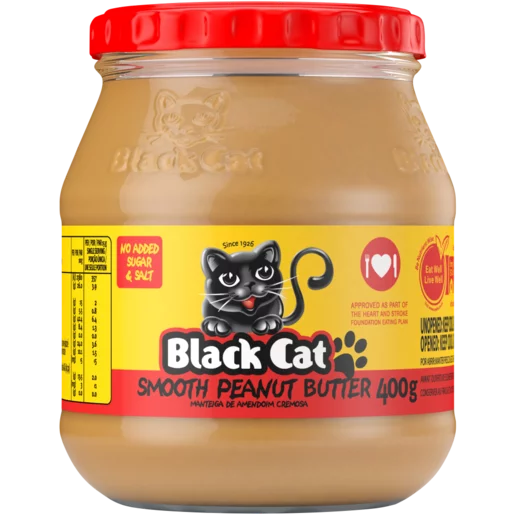 Black Cat Peanut Butter Smooth Sugar Free