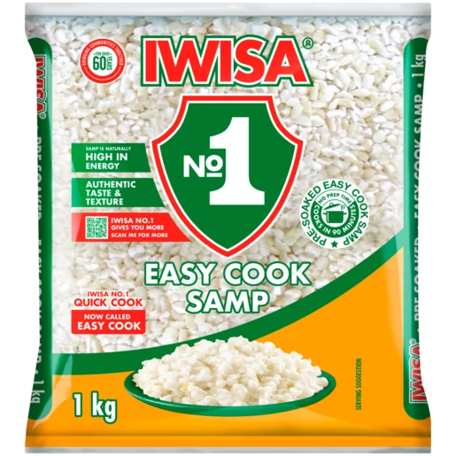 Iwisa Easy Cook Samp 1kg