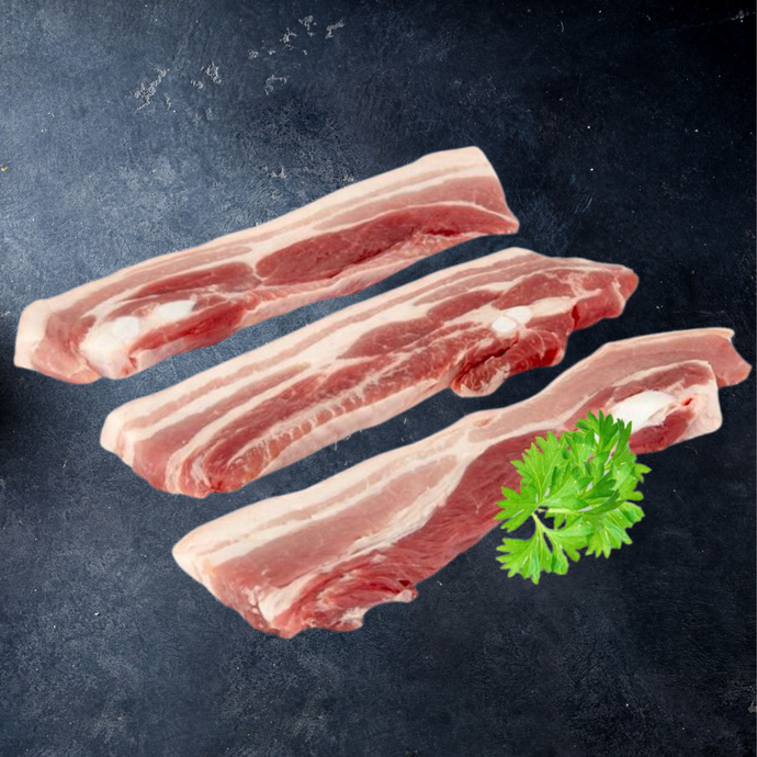 Portk Rashers Part Pork Rashers (Plain 500g) – The Savanna