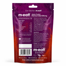 Load image into Gallery viewer, m-eat! Beef Biltong Asian Fusion 75g