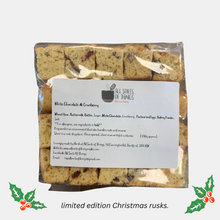 Load image into Gallery viewer, All Sorts Festive White Chocolate &amp; Cranberry Rusks (Limited Edition)