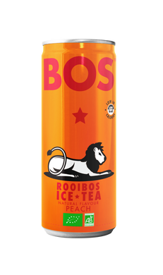 Bos Ice Tea Peach 250ml Can