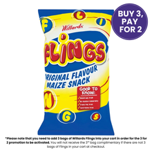 Load image into Gallery viewer, Willards Flings 150g (BB: 13/01/2026)