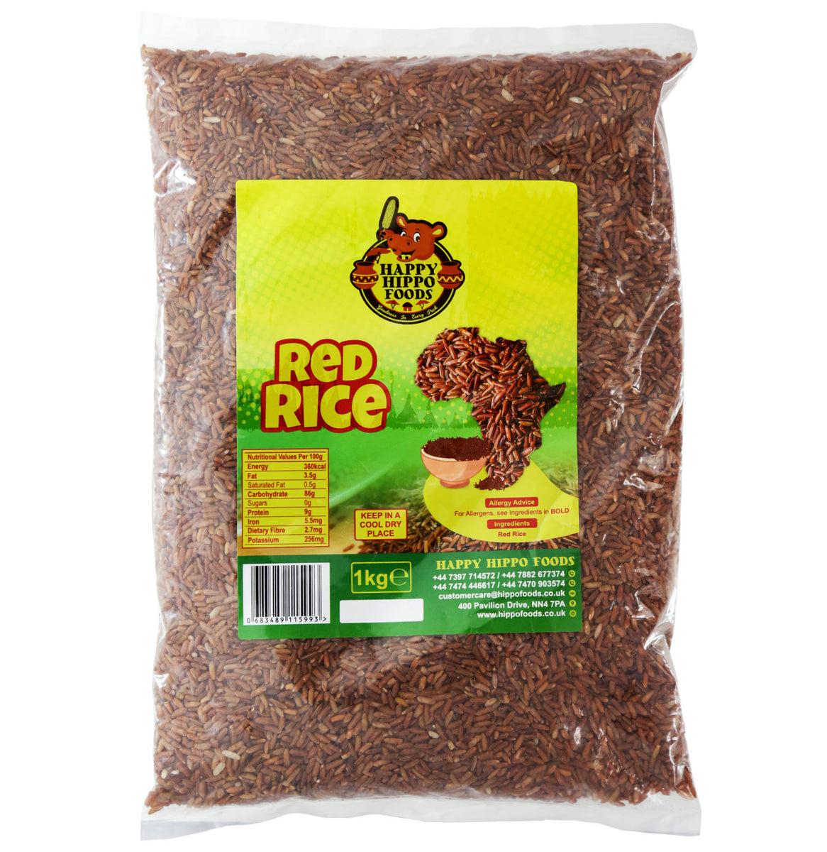 Happy Hippo Red Rice 1kg – The Savanna