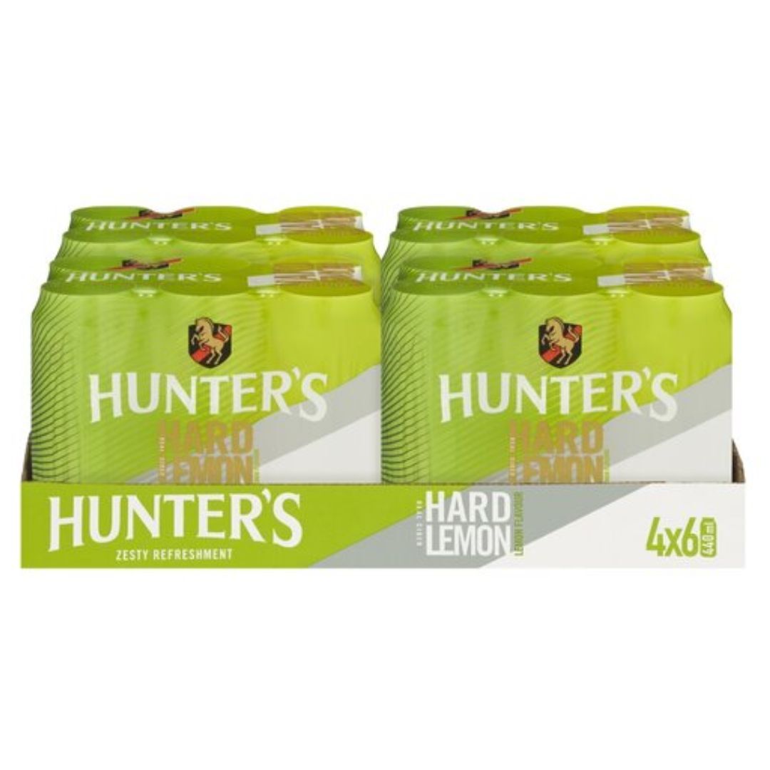 Hunter's Hard Lemon Can 440ml – The Savanna