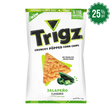 Trigz Popped Corn Chips Jalapeno 85g