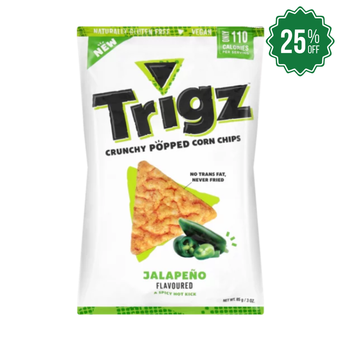 Trigz Popped Corn Chips Jalapeno 85g