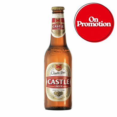 Castle Lager Bottle 330ml (BB: 22/10/2025)