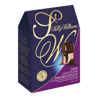 Sally Williams Dark Choc & Almond Nougat 125g