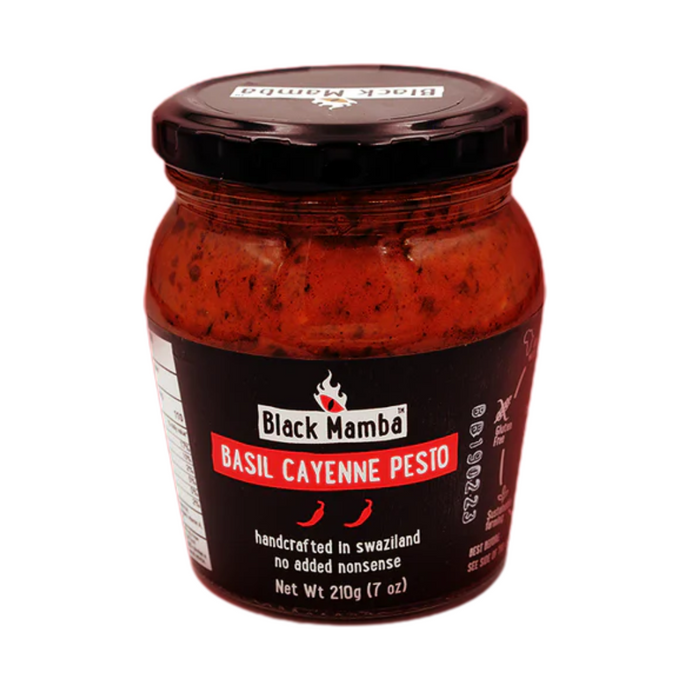 Black Mamba Basil & Cayenne Pesto 210g