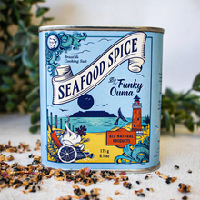 Load image into Gallery viewer, Funky Ouma Seafood Spice (tin) 175g