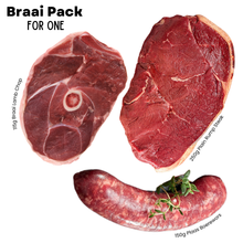 Load image into Gallery viewer, Braai Pack for One