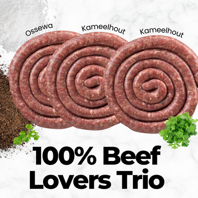 100% Beef Boerewors Trio