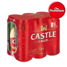 Load image into Gallery viewer, Castle Lager Can 500ml 6 Pack (BB: 25/11/2025)