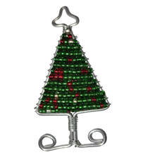 Load image into Gallery viewer, Beaded Christmas Ornament - Christmas Tree - The Savanna