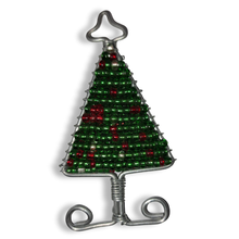 Load image into Gallery viewer, Beaded Christmas Ornament - Christmas Tree - The Savanna