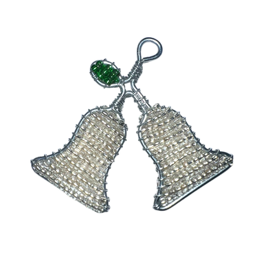 Beaded Christmas Ornament - Christmas bells