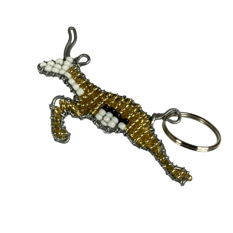Beaded Keyring - Springbok – The Savanna