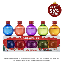 Load image into Gallery viewer, Sugarbird Festive Gin Baubles (5x40ml)
