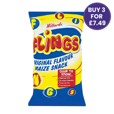 Willards Flings Original Maize Snack 150g