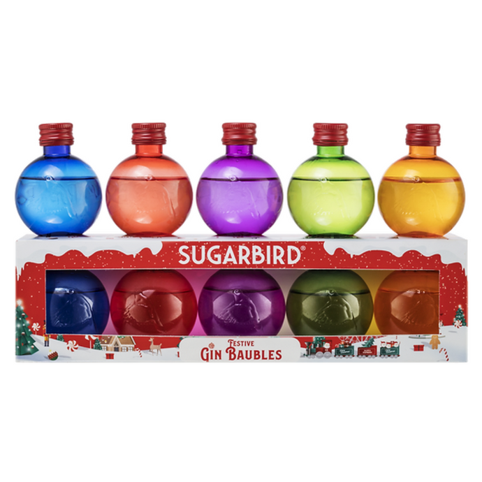 Sugarbird Festive Gin Baubles (5x40ml)