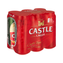 Load image into Gallery viewer, Castle Lager Can 500ml 6 Pack (BB: 25/11/2025)
