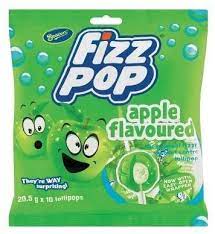 Fizz Pops Apple Pack of 10