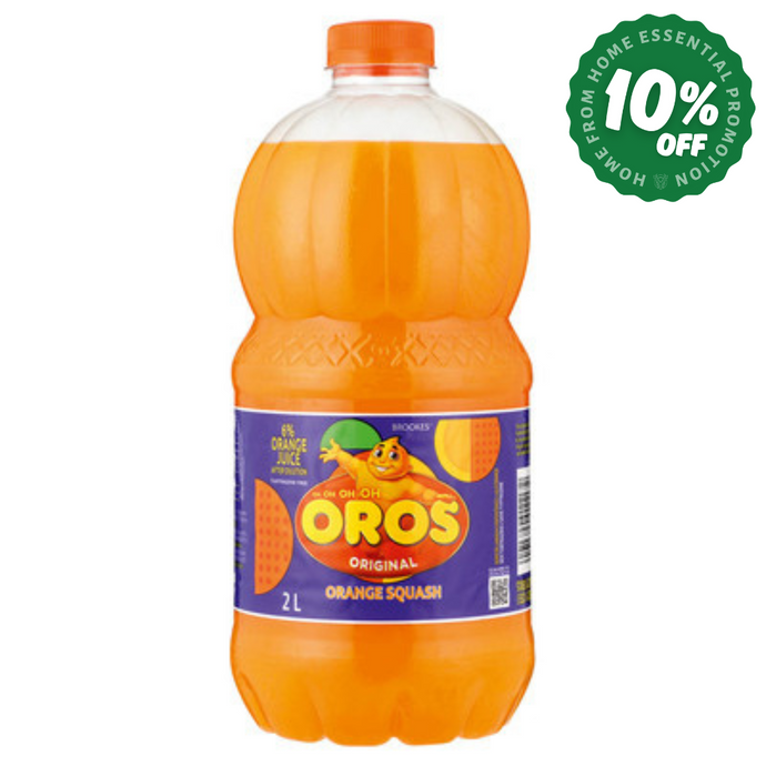 Brookes Oros Orange Squash 2L