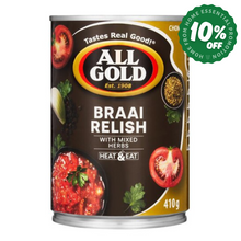 Load image into Gallery viewer, All Gold Braai Relish 410g