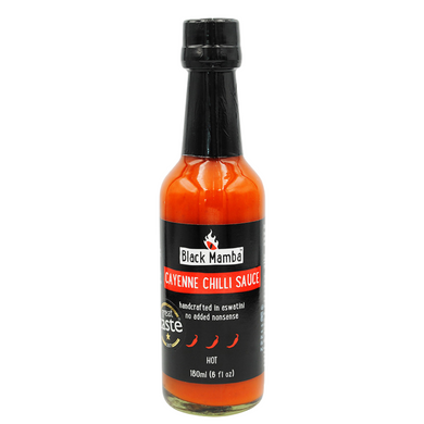 Black Mamba Cayenne Chilli Sauce 180ml
