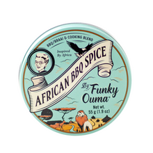 Load image into Gallery viewer, Funky Ouma African BBQ Spice Travel Tin 55g
