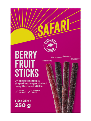 Safari Funky Fruit Sticks Berry Flavoure