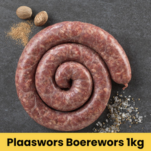 Load image into Gallery viewer, Plaaswors Boerewors 1kg