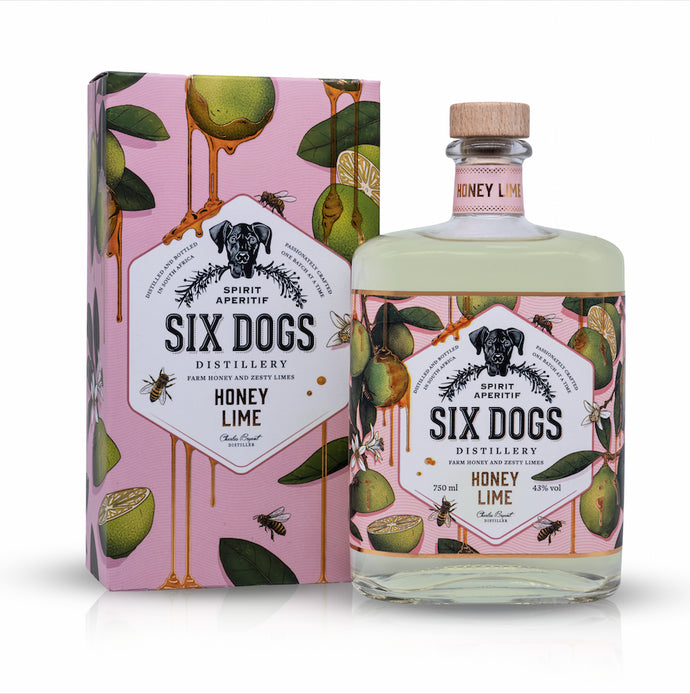 Six Dogs Gin Honey & Lime 700ml
