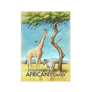 African Journey - Wooden Postcard