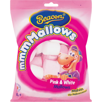 Beacon Pink & White Mallows 150g
