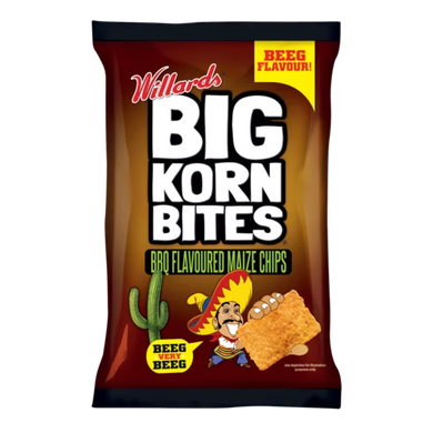 Willards Big Korn Bites BBQ 120g (BB: 29/01/2024)