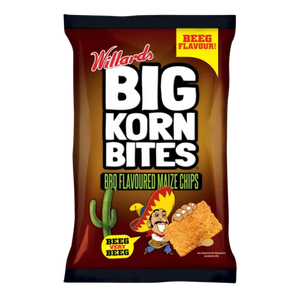 Willards Big Korn Bites BBQ 120g (BB:09/10/2023)
