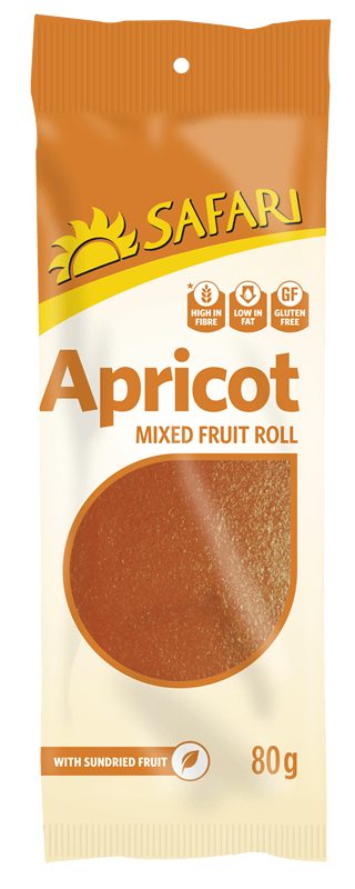 Safari Fruit Rolls Apricot 80g (BB: 30/11/2024)