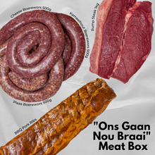 Load image into Gallery viewer, &quot;Ons Gaan nou Braai&quot;  Meat Box
