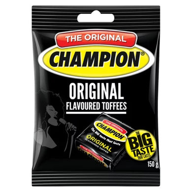 Champion Toffee Original Bag 150g