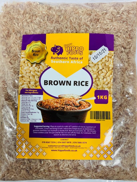 Happy Hippo Brown Rice 1kg