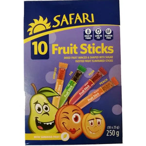 Safari Funky Fruit Sticks 10 Pack